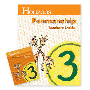 Alpha Omega Horizons Penmanship Grade 3 Homeschool Set
