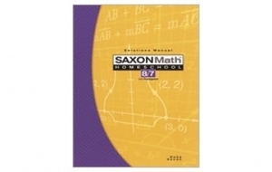 Saxon Math 87 Student Book Textbook 3rd Edition