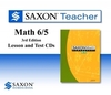 Saxon Math 65 Homeschool Teacher Lesson & Test CDs 6/5