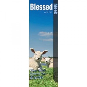 Banner - "Blessed are the Meek..." Beatitude 2'x6'