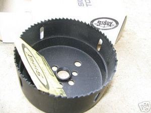SIOUX HIGH SPEED STEEL 3-1/2" HOLE SAW METAL CUTTING US