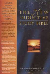 NASB New Inductive Study Bible Burgundy Milano Softtone
