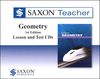 Saxon Geometry Homeschool Teacher Lesson & Test CDs