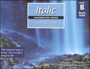 Getty-Dubay Italic Handwriting Book B Grade 1