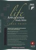 NLT Life Application Study Bible - Large Print