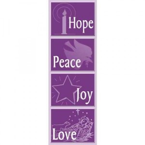 Banner - "Hope Peace Joy Love"