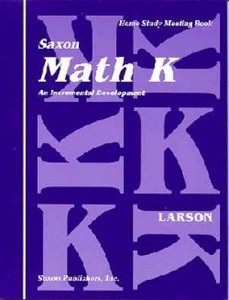 Saxon Math K Kindergarten Meeting Book First Edition