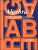 Saxon Algebra 1 3rd Ed. Solutions Manual Homeschool New