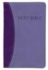 KJVER Thinline Bible Personal Size Dark Purple/Light Purple Indexed DuoTone